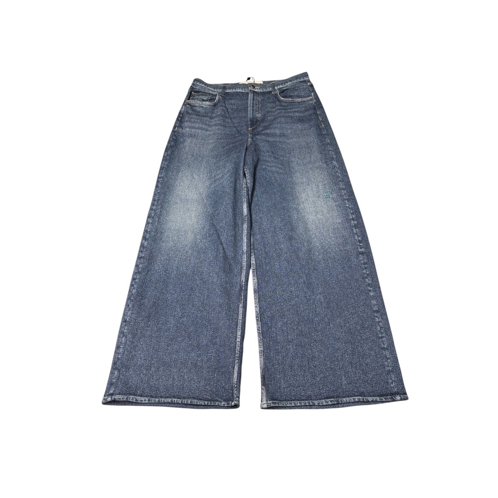NWT Rag & Bone Miramar Sofie High Rise Ankle Wide Leg Faux Denim 32X30 $238 - Picture 1 of 13